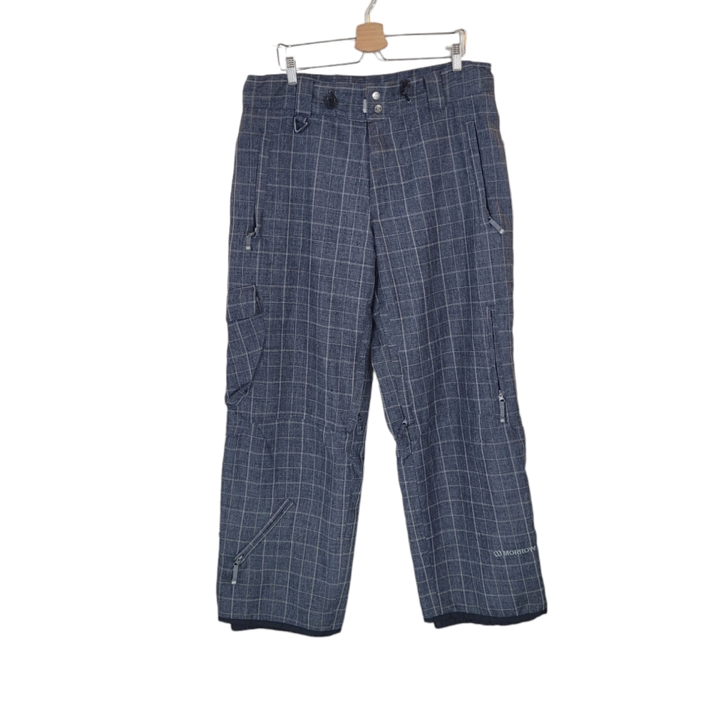 MORROW‎ Grey Plaid Snow Pant Size XL